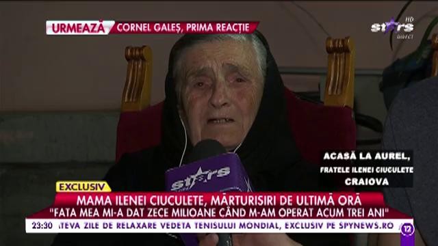 Mama Ilenei Ciuculete: &rdquo;L-am &icirc;ntrebat pe Cornel cu c&acirc;t a v&acirc;ndut vila și nu a vrut să-mi spună&rdquo;