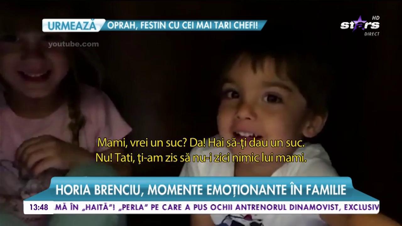 Horia Brenciu, momente emoţionante &icirc;n familie