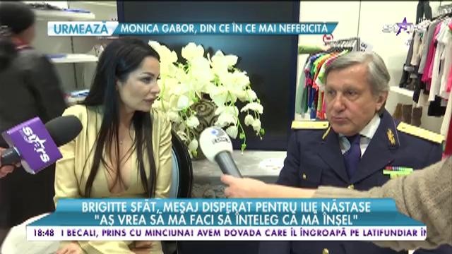 Brigitte Sfăt, mesaj disperat pentru Ilie Năstase: &rdquo;Nu vreau să mai fiu din nou c&acirc;rpa ta!&rdquo;