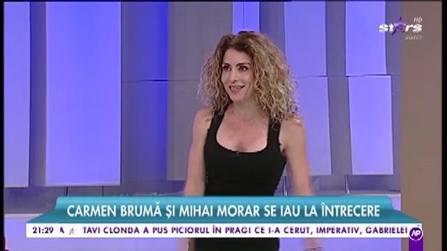 Carmen Brumă şi Mihai Morar se iau la &icirc;ntrecere. Iată cine reușește să termine cursa contracronometru