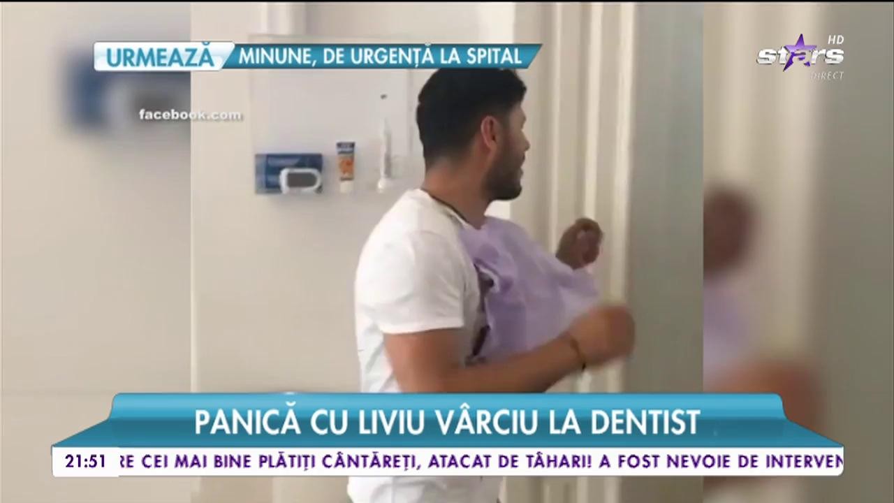 Liviu V&acirc;rciu la dentist! Cum a văzut freza, l-a luat cu palpitații