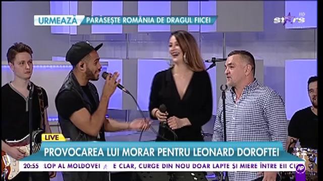 Provocarea lui Morar: Leonard Dorotfei c&acirc;ntă live c&acirc;teva dintre hiturile rom&acirc;nești