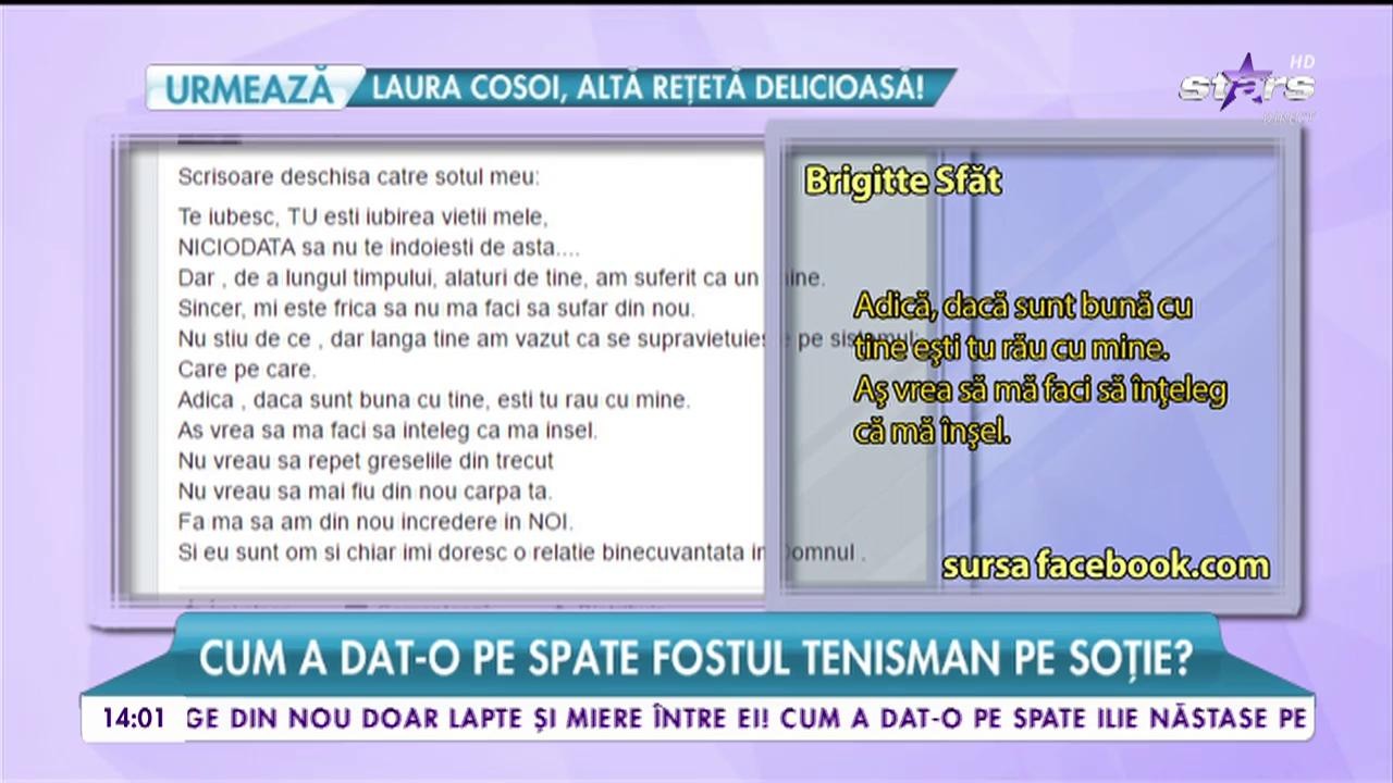 Ilie Năstase, gest emoţionant pentru Brigitte! Cum a dat-o pe spate fostul tenisman pe soţie?