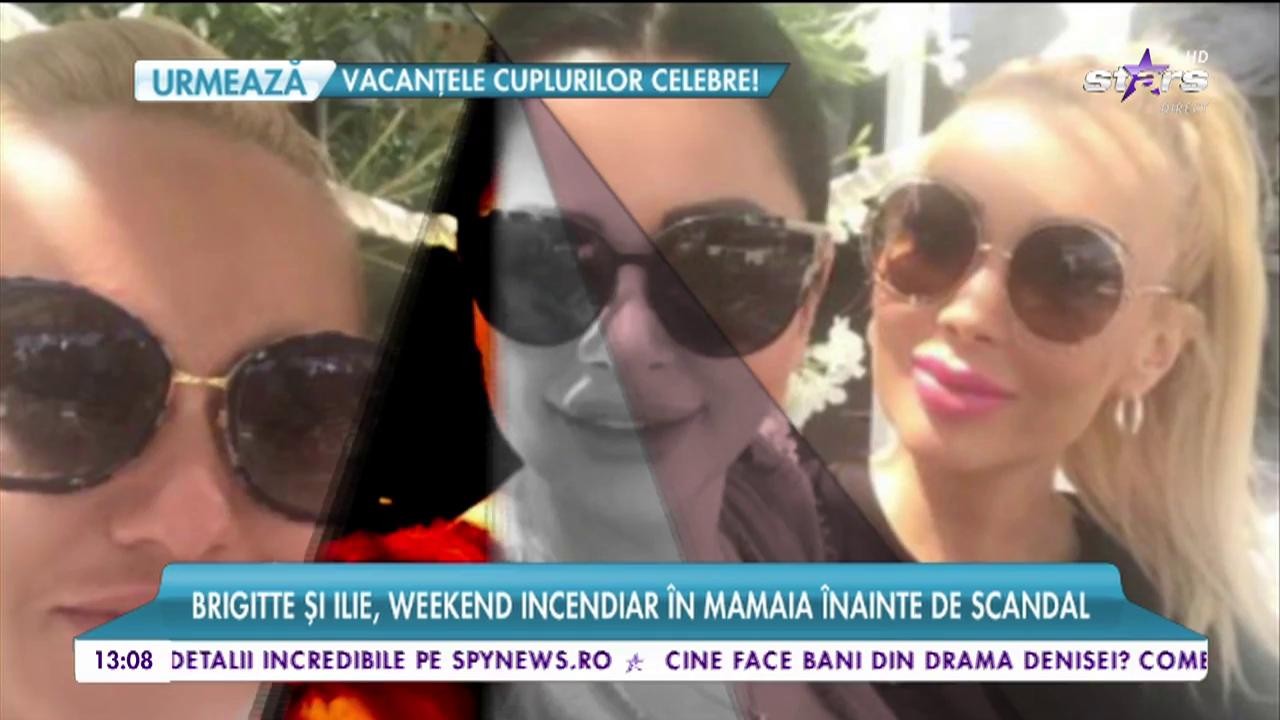 Brigitte şi Ilie, weekend incendiar &icirc;n Mamaia &icirc;nainte de scandal