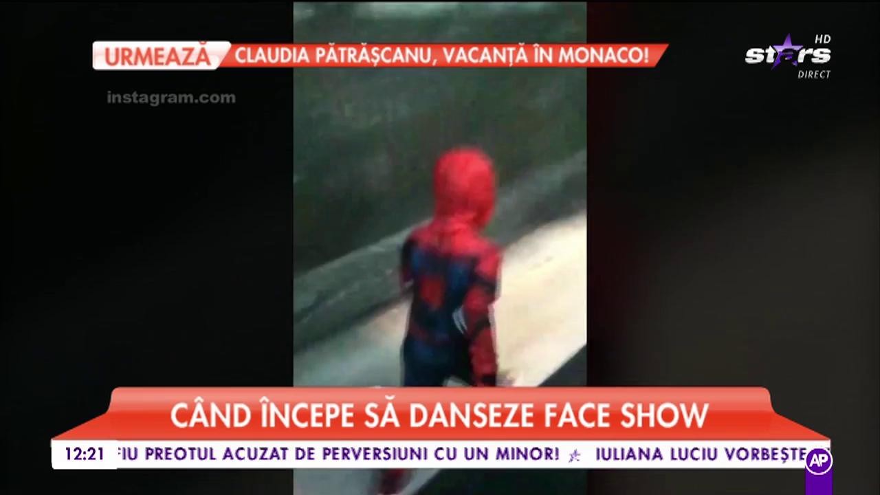 C&acirc;nd &icirc;ncepe să danseze face show. Băiețelul Antoniei și al lui Alex Velea le calcă deja pe urme părinților lui