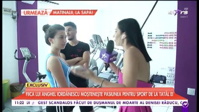 Fiica lui Anghel Iordănescu, moștenește pasiunea pentru sport de la tatăl ei: &rdquo;Nu sunt pofticioasă și nu țin diete&rdquo;