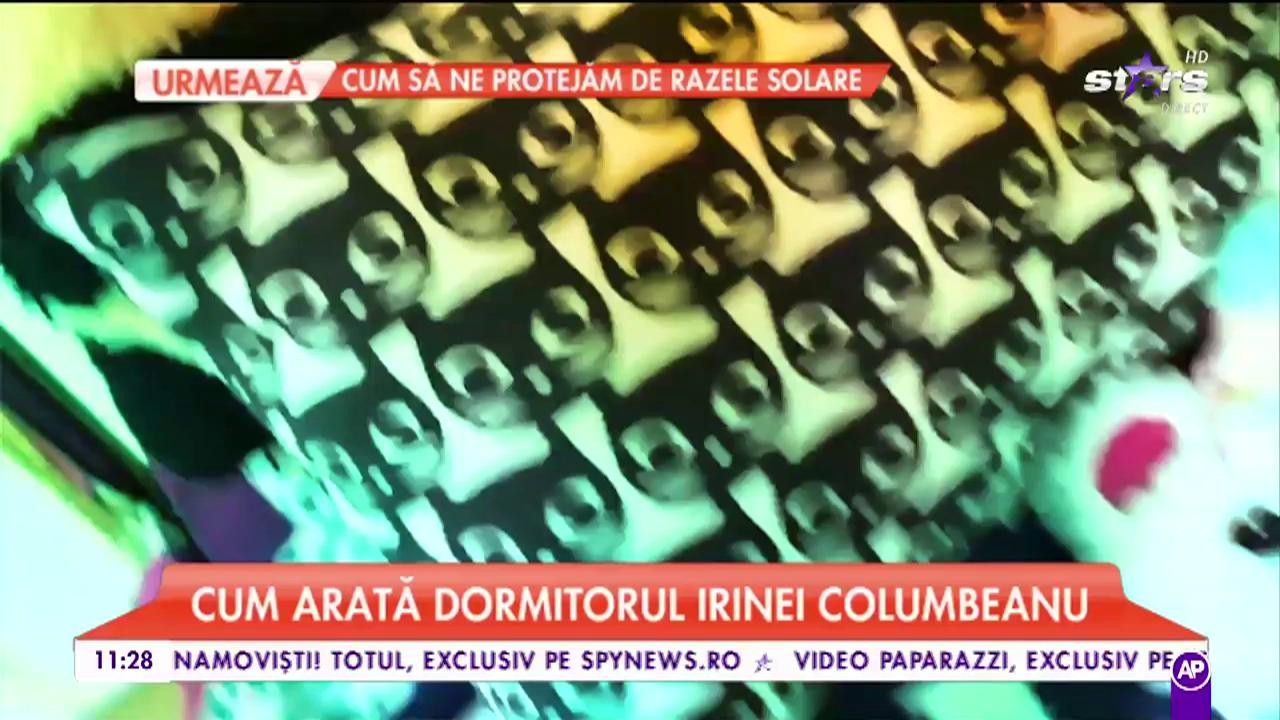 Irina Columbeanu &icirc;și arată &icirc;n premieră la televizor dormitorul