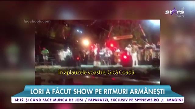 Loredana, pasiune pentru muzica macedonească! Lori a făcut show pe ritmuri arm&acirc;neşti