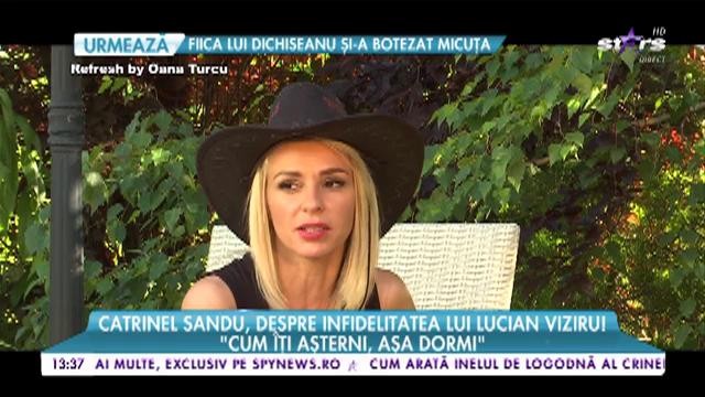 Catrinel Sandu, despre infidelitatea lui Lucian Viziru! Ce reacție a avut vedeta c&acirc;nd a aflat că artistul se iubea cu prietena ei