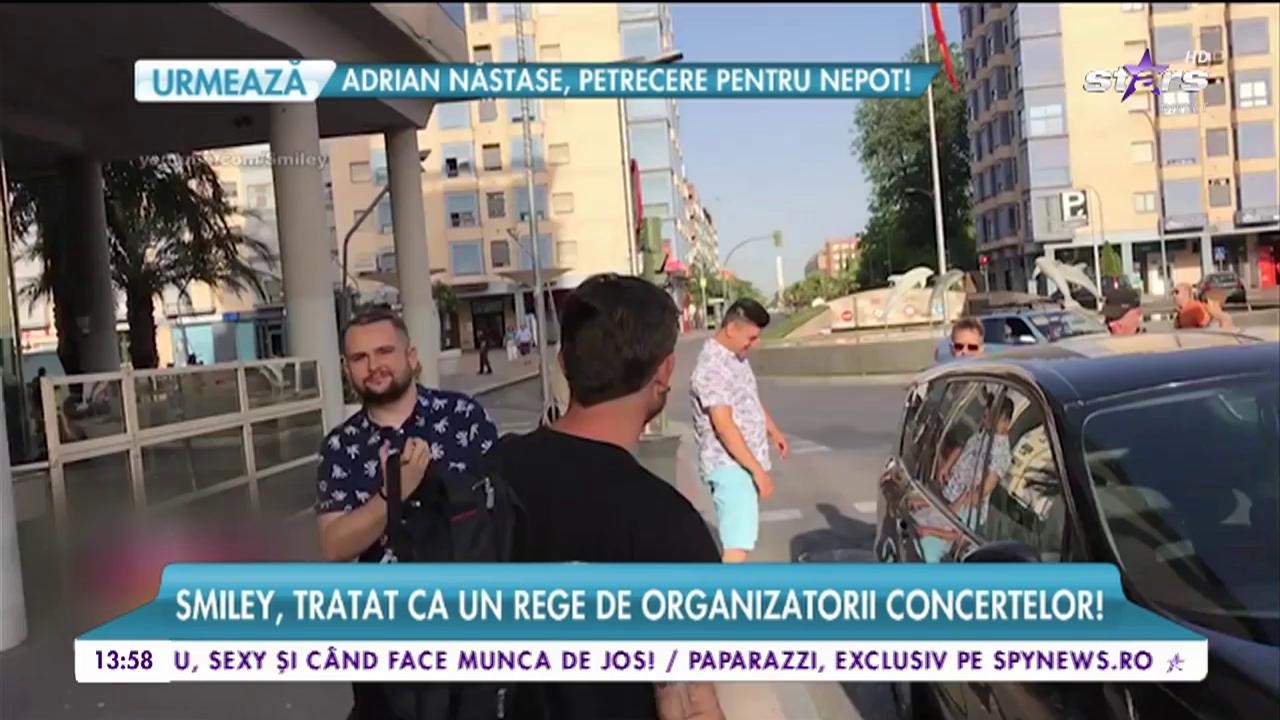 Smiley, tratat ca un rege de organizatorii concertelor! Ce meniu are artistul şi cum este primit oriunde ajunge?