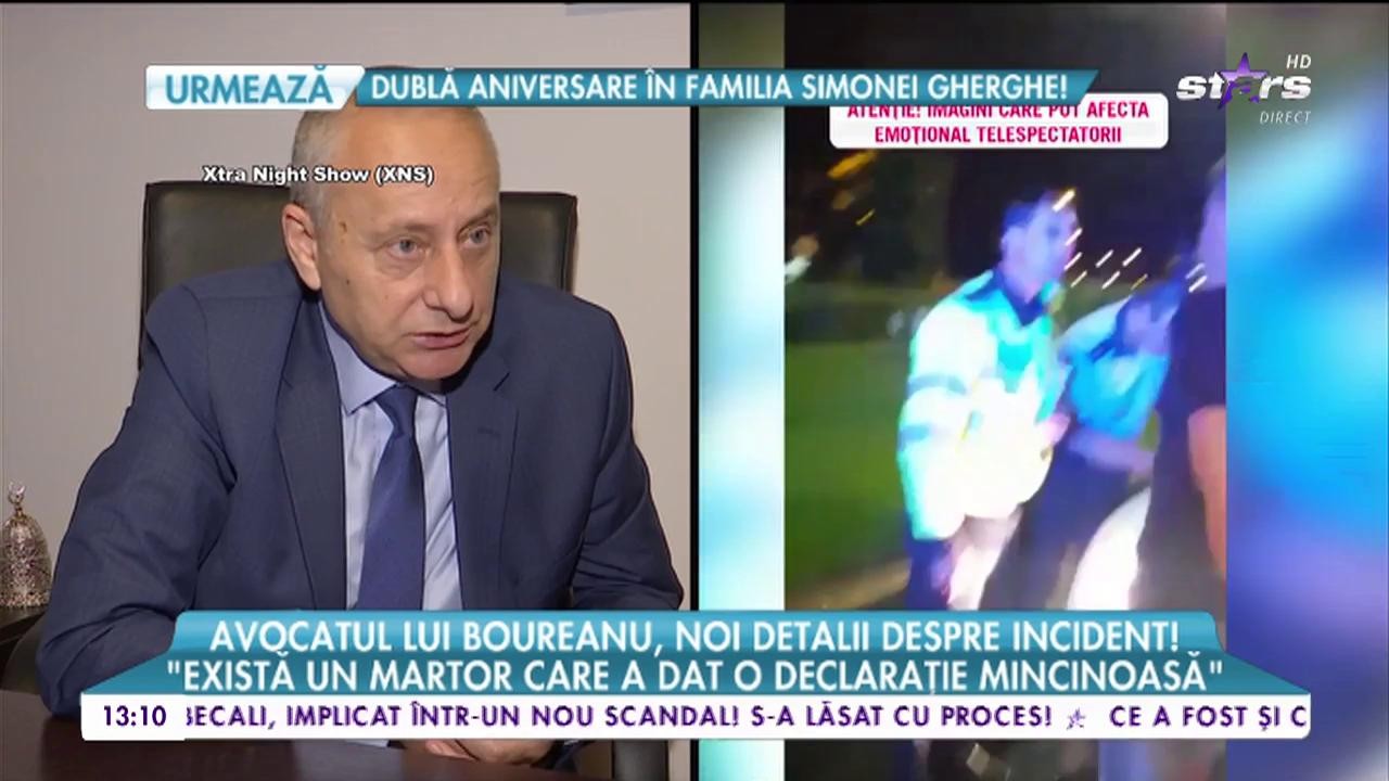 Avocatul lui Boureanu, noi detalii despre incident! Ce s-a &icirc;nt&acirc;mplat &icirc;n noaptea scandalului cu oamenii legii?