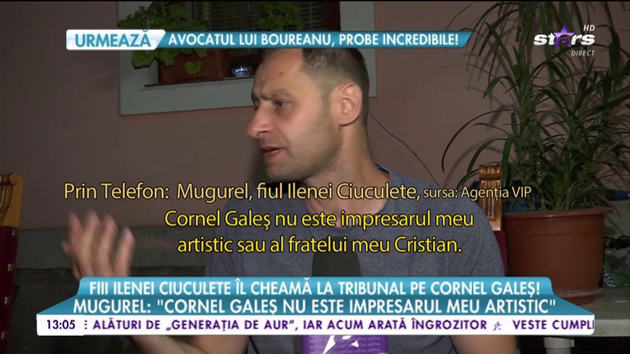 Fiii artistei &icirc;l cheamă la tribunal pe Cornel Galeş! Scandalul din familia Ilenei Ciuculete ia amploare!