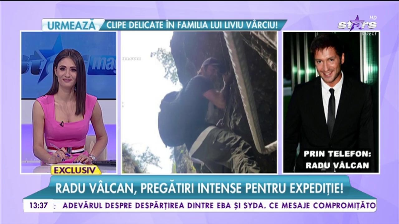 Radu V&acirc;lcan, pregătiri intense pentru expediţie! Prezentatorul se antrenează pentru plecarea &icirc;n Nepal!