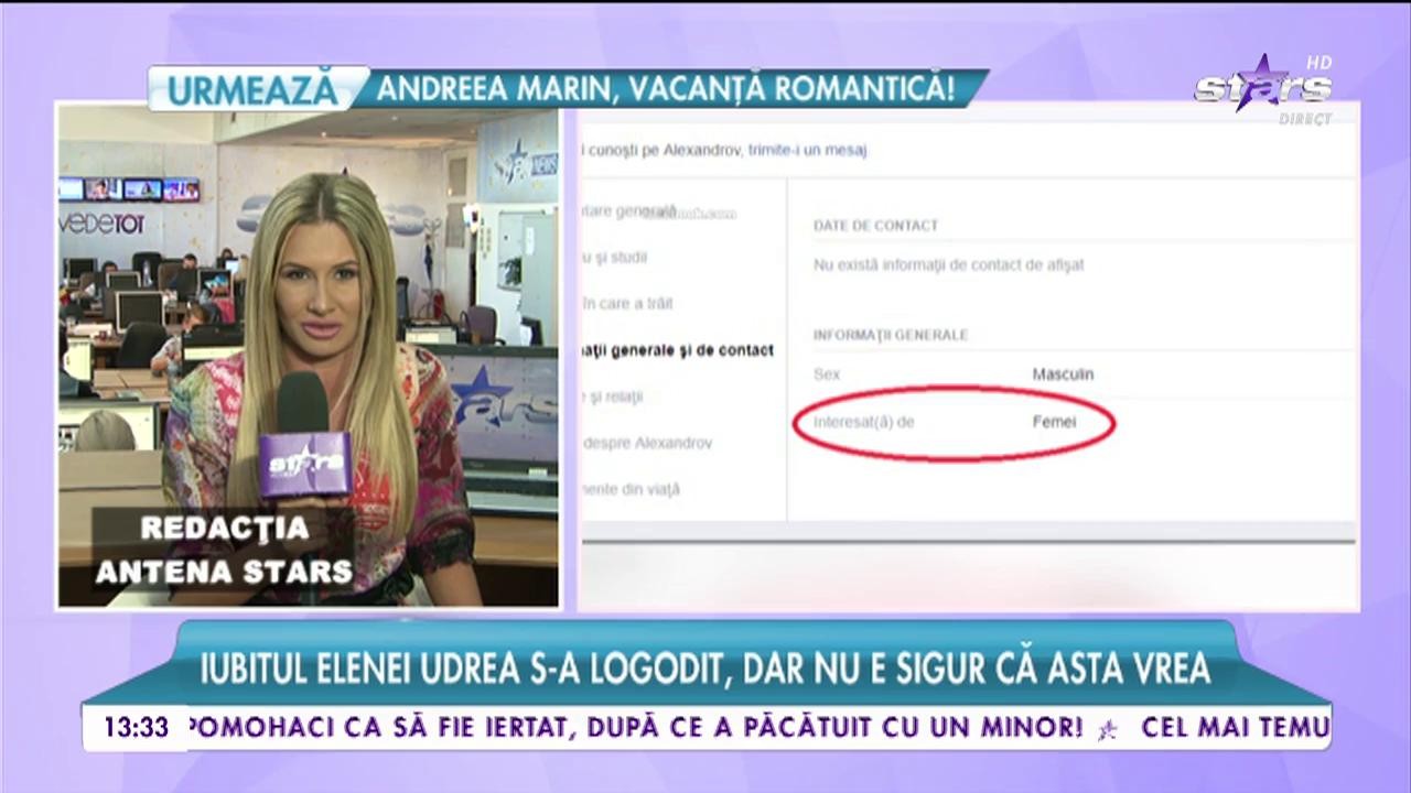 Iubitul Elenei Udrea s-a logodit, dar nu e sigur că asta vrea! T&acirc;nărul este interesat de alte femei şi se dă "singur" pe internet! 2