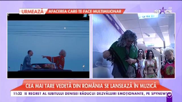 Madame Sclero, videoclip incendiar! I s-a rupt fusta, &icirc;n direct la TV
