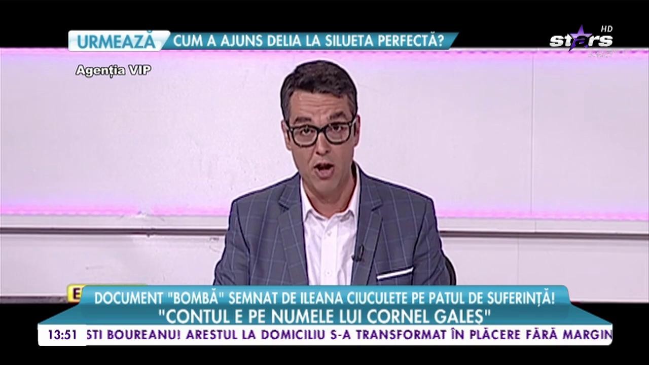 Document "bombă" semnat de Ileana Ciuculete pe patul de suferinţă! Suma pe care ar fi &icirc;ncasat-o Cornel Galeş după vizita notarului la spital