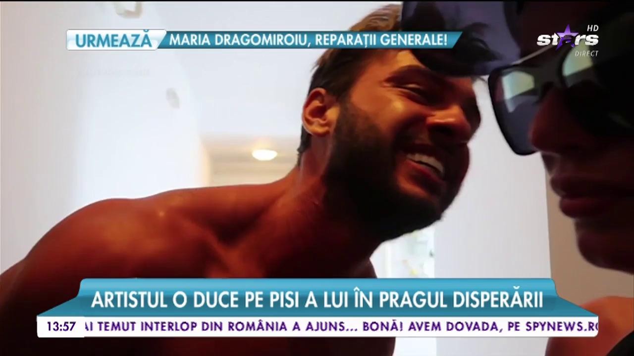Dorian Popa şi iubita o dau &icirc;n ceartă din orice! Artistul o duce pe pisi a lui &icirc;n pragul disperării