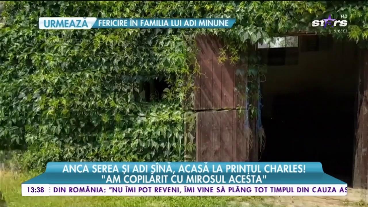 Anca Serea și Adi S&icirc;nă, acasă la prințul Charles! "&Icirc;mi doresc să &icirc;mbrac un costum tradițional rom&acirc;nesc!"