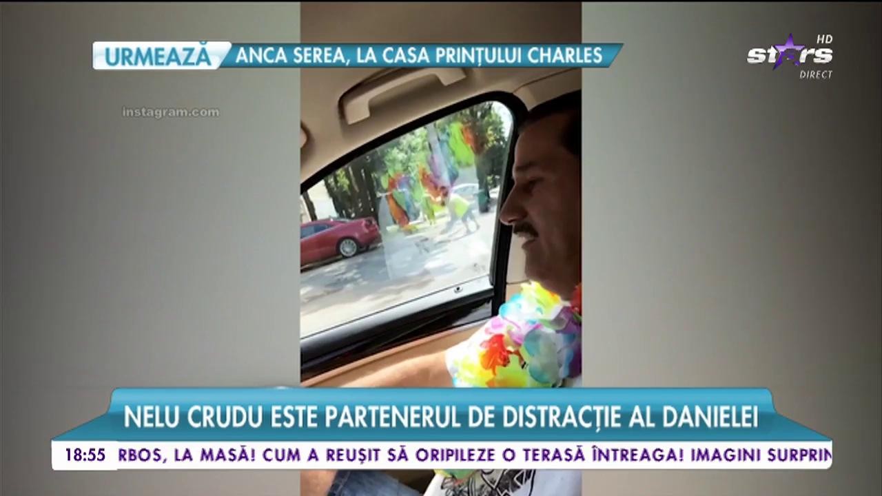 Daniela Crudu, distracție maximă &icirc;n trafic cu tatăl ei