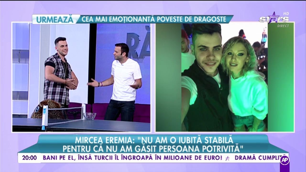 Mircea Eremia, fratele juratei „Next Star”: ”Nu am iubită stabilă pentru că nu am găsit persoana potrivită”