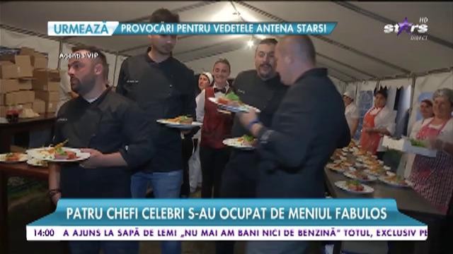 Nuntă cu fast &icirc;n inima ardealului!  Patru chefi celebri s-au ocupat de meniul fabulos
