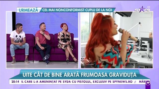 Ultima apariţie TV a Elenei Gheorghe &icirc;nainte de a naşte: "Medicul mi-a spus că naşterea e posibil să fie de ziua mea"