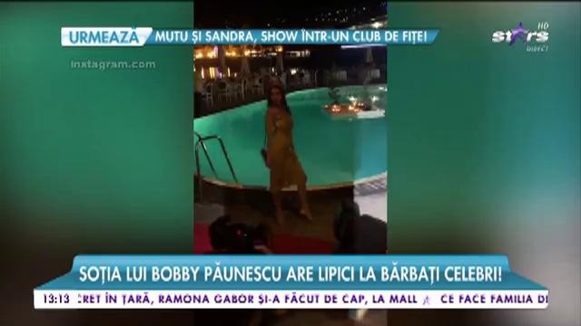 Soţia lui Bobby Păunescu are lipici la bărbaţi celebri! Superstar de la Hollywood, fermecat de Alice Peneacă!