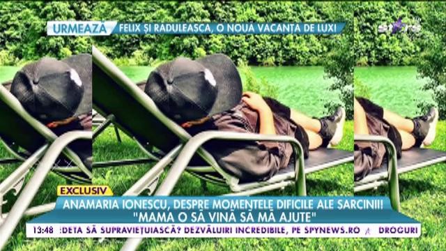 Anamaria Ionescu, despre momentele dificile ale sarcinii! "Am luat 14 kg, mai am 12 zile și ar trebui să nasc"