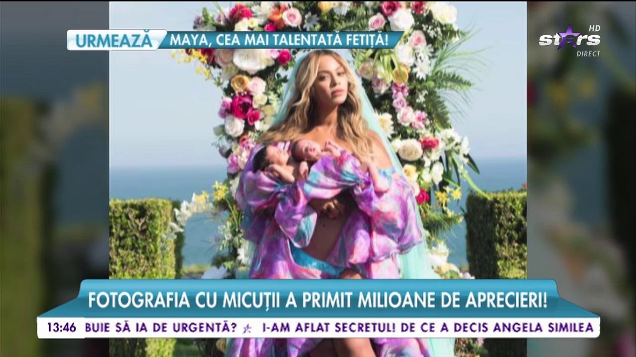 Beyonce a publicat prima imagine cu gemenii! Rumi şi Sir &icirc;mplinesc astăzi o lună!