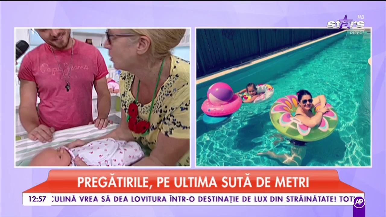 Tavi Clonda, cu bebeluşul &icirc;n braţe la TV! A demonstrat că este tăticul perfect
