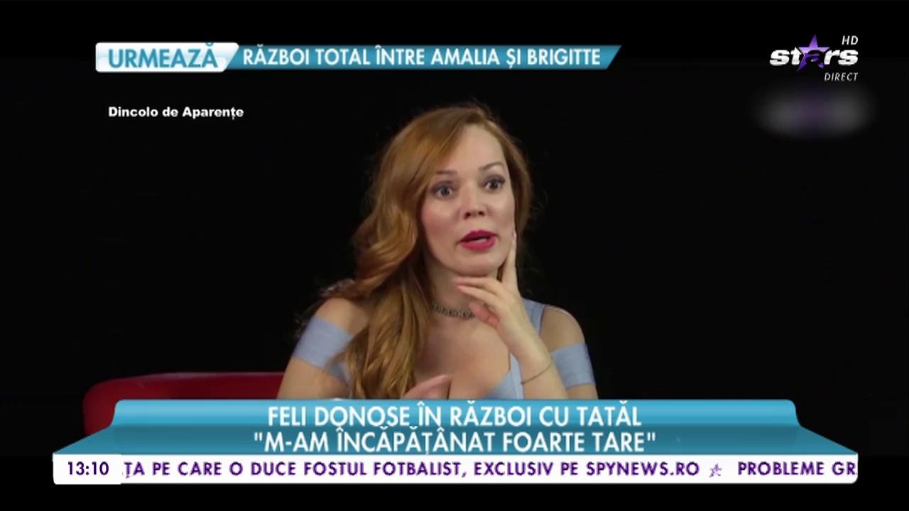 Feli Donose &icirc;n război cu tatăl "Omul mi-a ieşit de la suflet, de la inimă"
