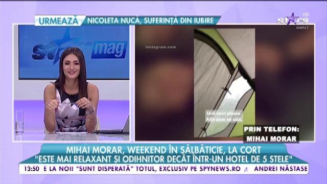 Mihai Morar, weekend &icirc;n sălbăticie, la cort! C&acirc;t l-a costat aventura din munţi