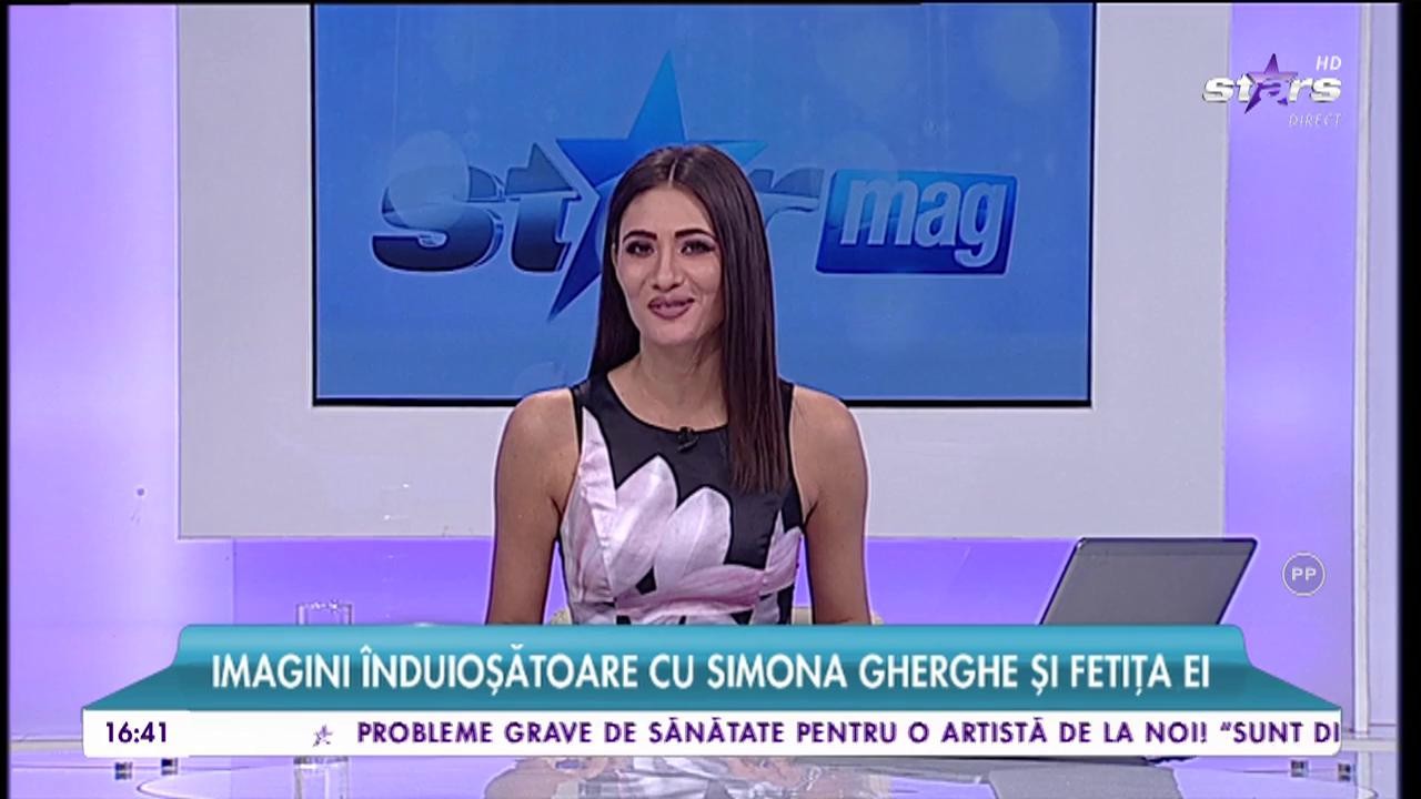 Imagini &icirc;nduioşătoare cu Simona Gherghe şi fetiţa ei