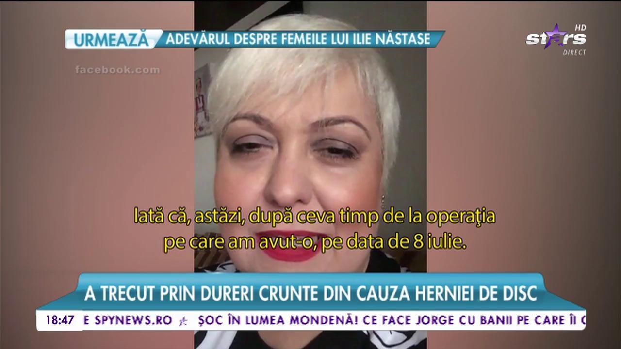 Monica Anghel, primele declarații după operația delicată