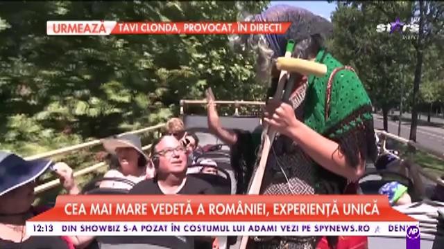 STARoganţă pentru Madame Sclero! A făcut curăţenie &icirc;n autobuzul decapotabil! Oamenii s-au speriat de ea