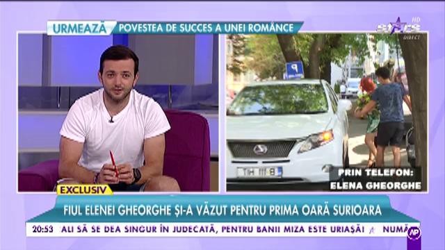 Elena Gheorghe și-a dus "bebelinda" acasă. Nicholas, fiul vedetei, și-a văzut pentru prima dată surioara