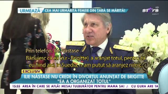 Ilie Năstase nu crede &icirc;n divorțul anunțat de Brigitte