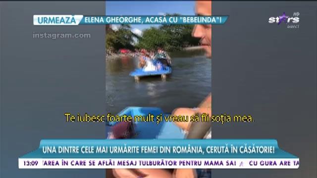 Una dintre cele mai urmărite femei din Rom&acirc;nia a zis &rdquo;DA&rdquo;!