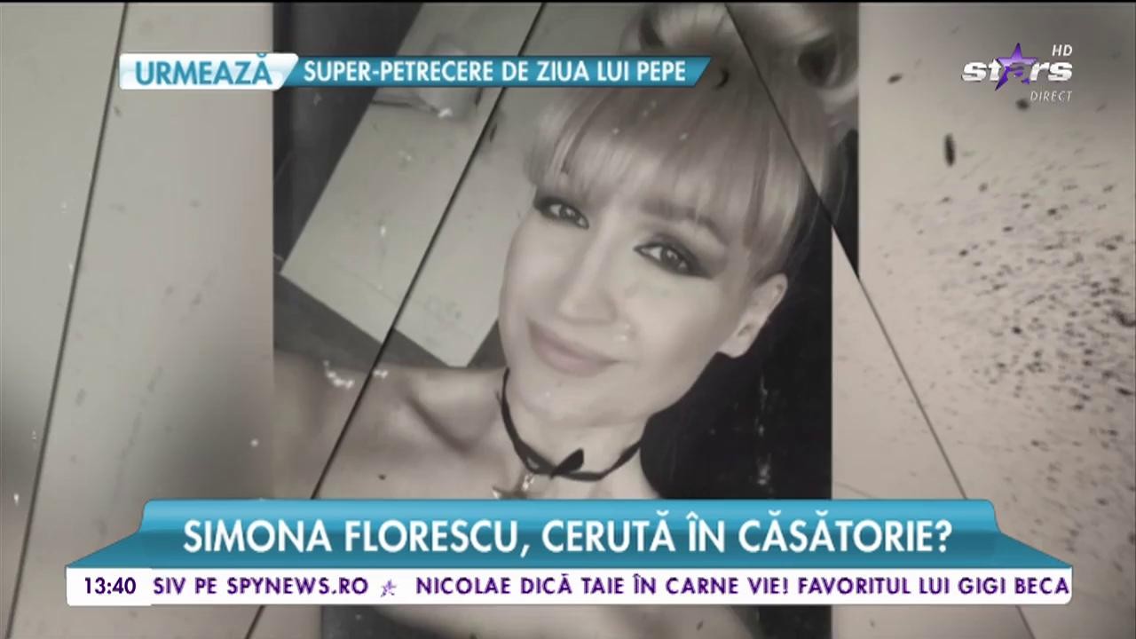 Simona Florescu, cerută &icirc;n căsătorie?