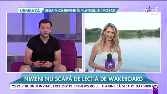 Provocare pentru Mircea Eremia! Vedeta &icirc;ncearcă pentru prima oară să facă wakeboard