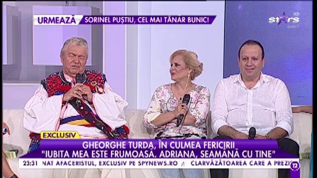 Gheorghe Turda a spus numele iubitei sale: "E o femeie frumoasă, e o artistă"