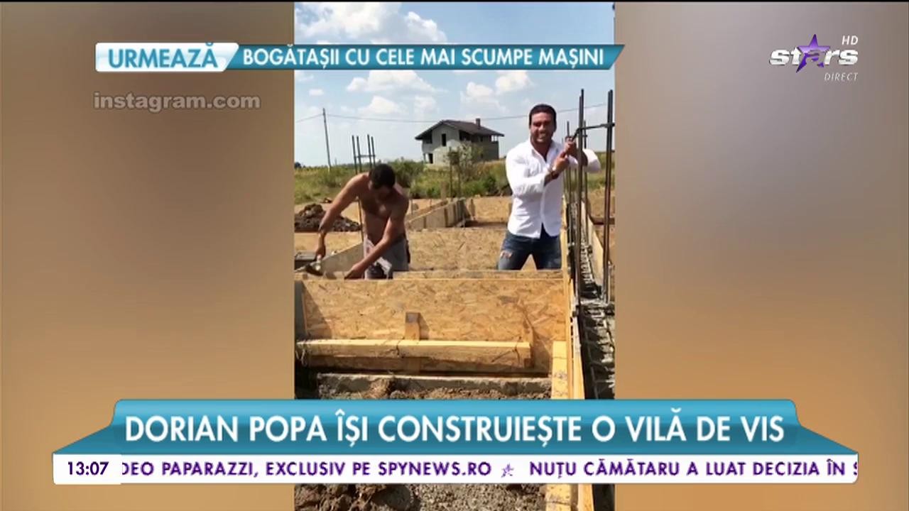 Dorian Popa &icirc;şi construieşte singur o vilă de peste 100.000 de euro
