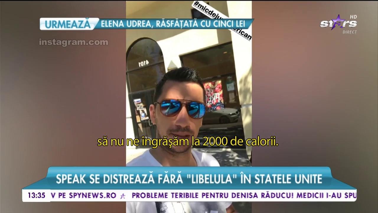 Speak se distrează fără "Libelula" &icirc;n SUA