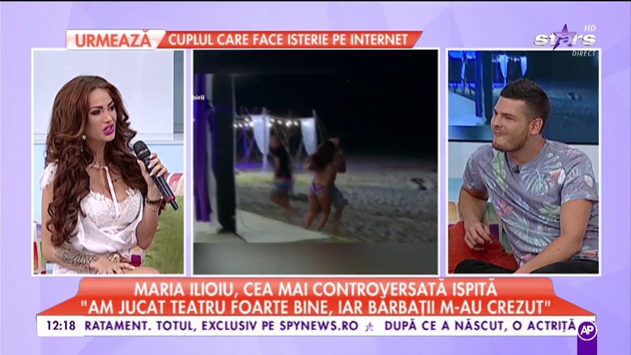 Ispita Maria, cu lenjeria intimă la vedere la "Star Matinal"! I-a dat lovitura de graţie lui Aurel la &icirc;ntoarcerea din Thailanda