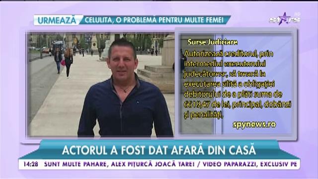 Costin Mărculescu a fost dat afară din casă