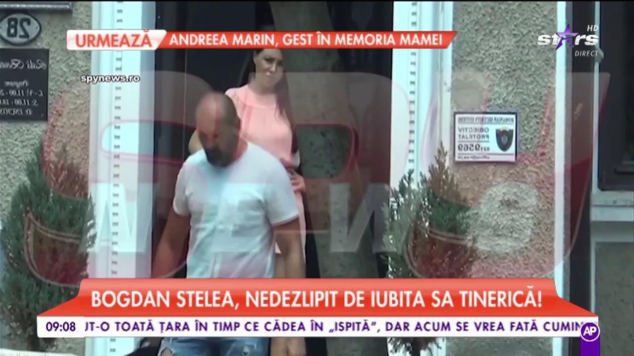Bogdan Stelea, fostul mare fotbalist, este nedezlipit de iubita sa