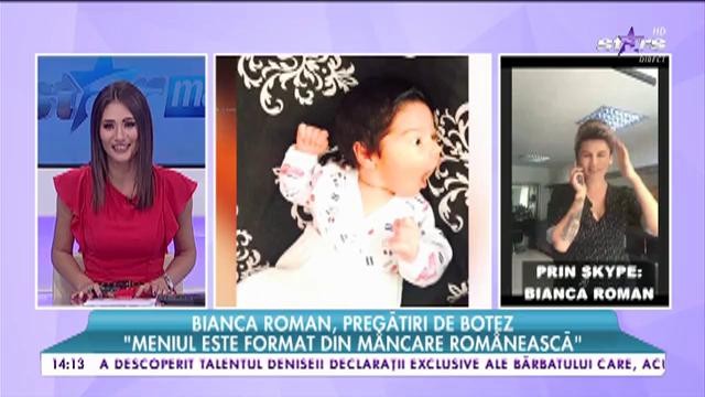 Bianca Roman, ultimele pregătiri pentru cel mai luxos botez