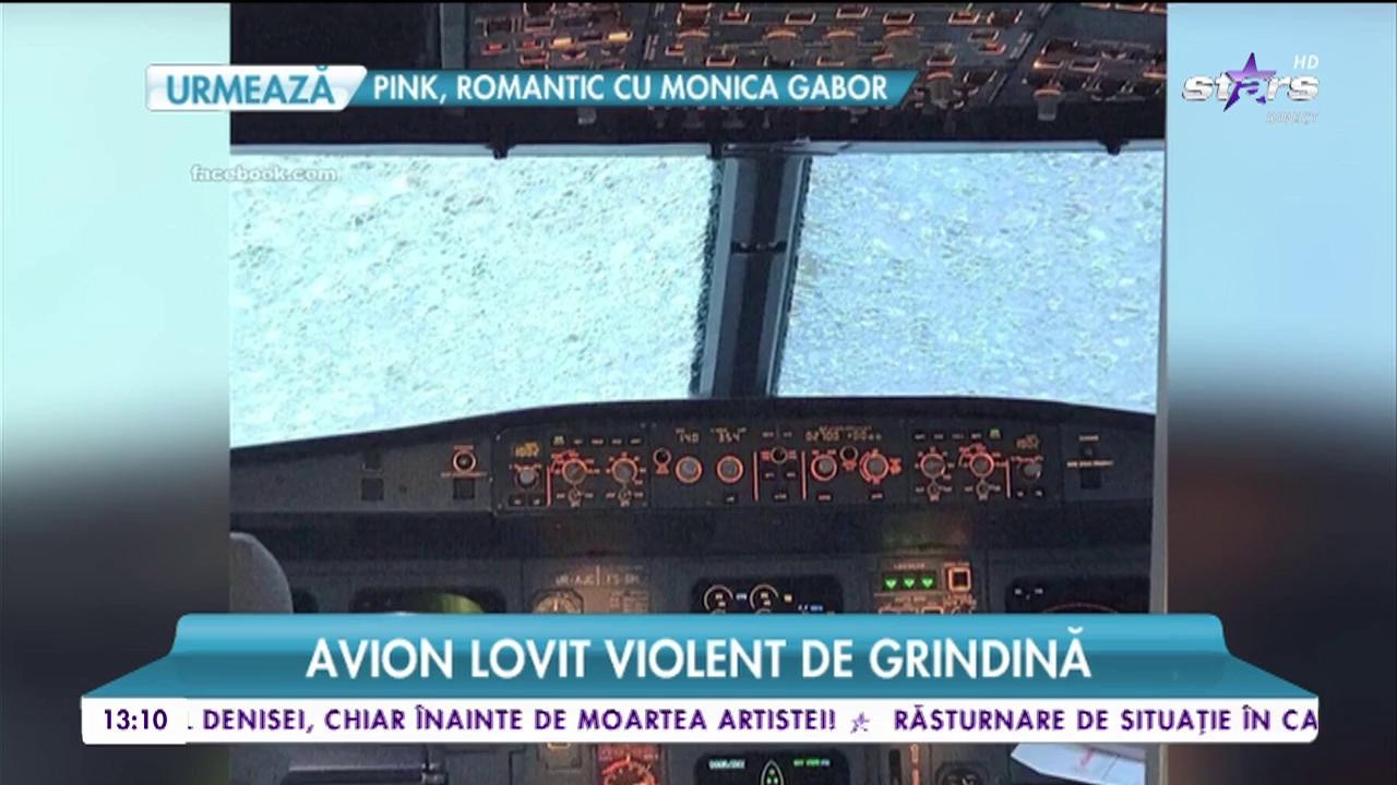 Imagini incredibile cu un avion ciuruit de grindină pe aeroportul din Istanbul!