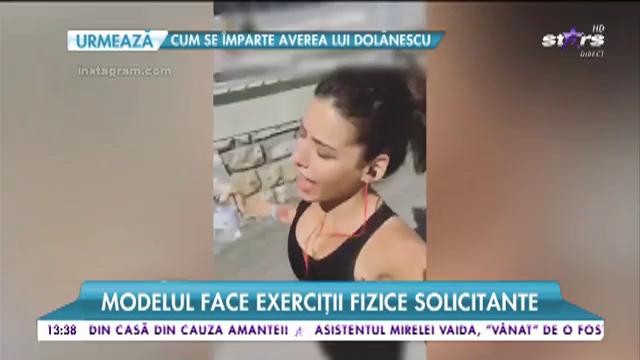 Alice Peneacă trage din greu la sală pentru a se menţine &icirc;n formă