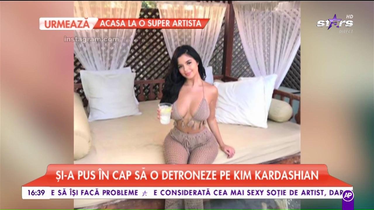 Ea este noua Kim Kardashian! A investit mii de euro ca să o detroneze pe diva de la Hollywood